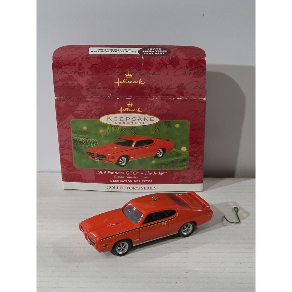Hallmark 2000 Ornament 1969 Pontiac GTO "The Judge" Classic American Cars